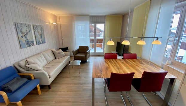 Apartment mit 2 Schlafzimmern in Saanen - Foto 3