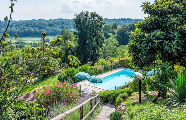 Casa de 6 quartos em Cortazzone com piscina e jardim - Foto 37