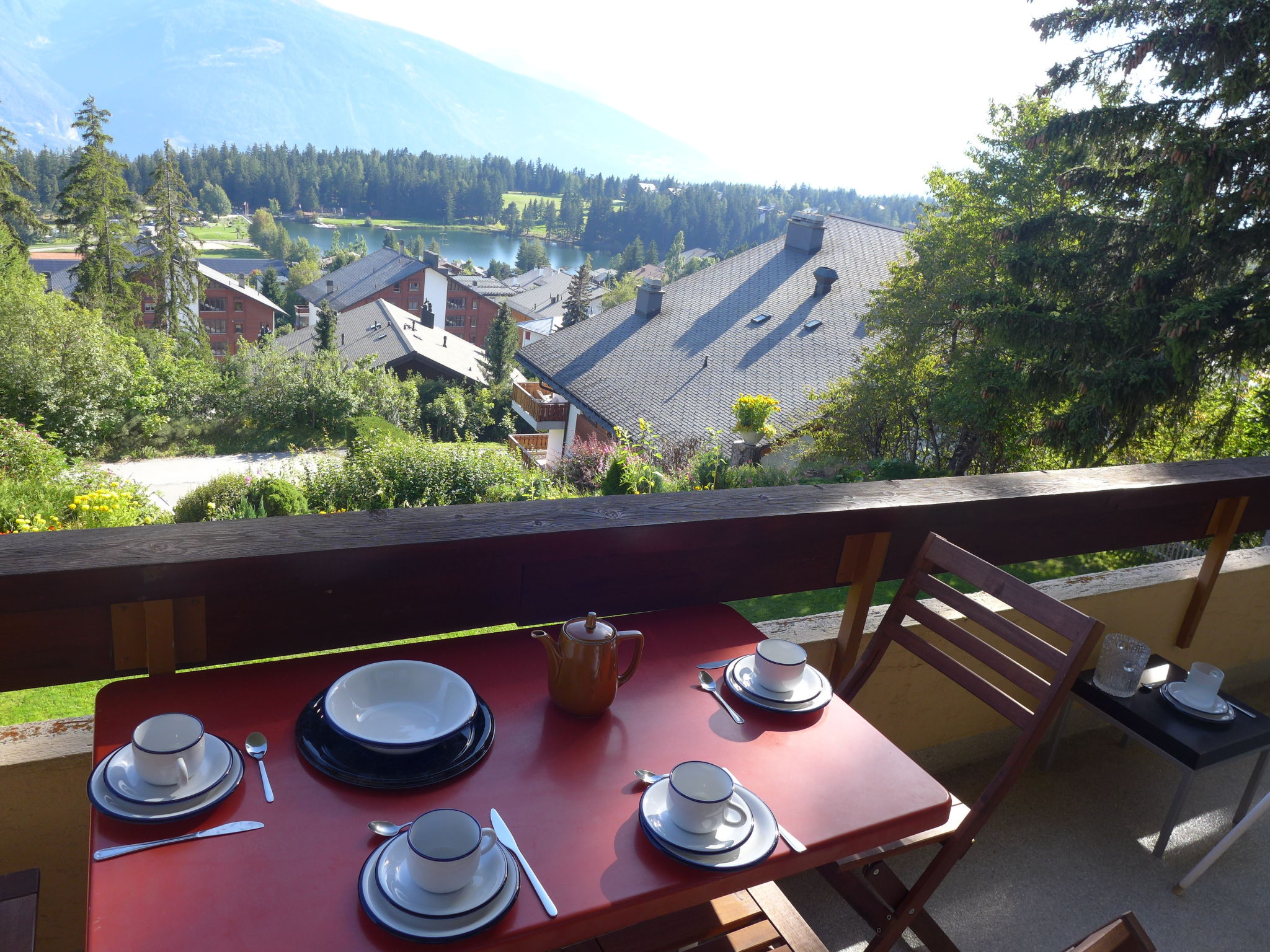 Foto 12 - Appartamento con 2 camere da letto a Crans-Montana con vista sulle montagne