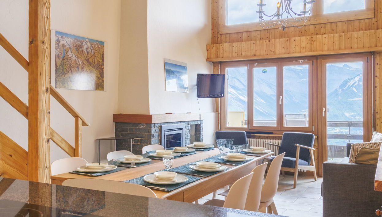 Appartement de 3 chambres à Nendaz avec piscine et terrasse - Photo 1