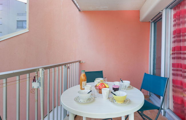 Apartamento de 1 quarto em Agde com piscina e terraço - Foto 6