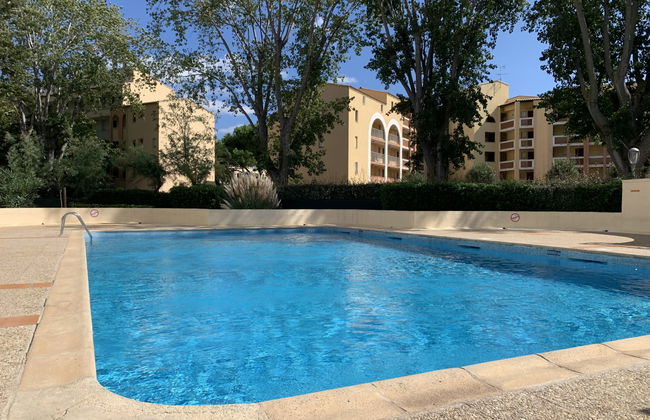 Apartamento de 1 quarto em Agde com piscina e terraço - Foto 2