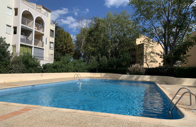 Apartamento de 1 quarto em Agde com piscina e terraço - Foto 19