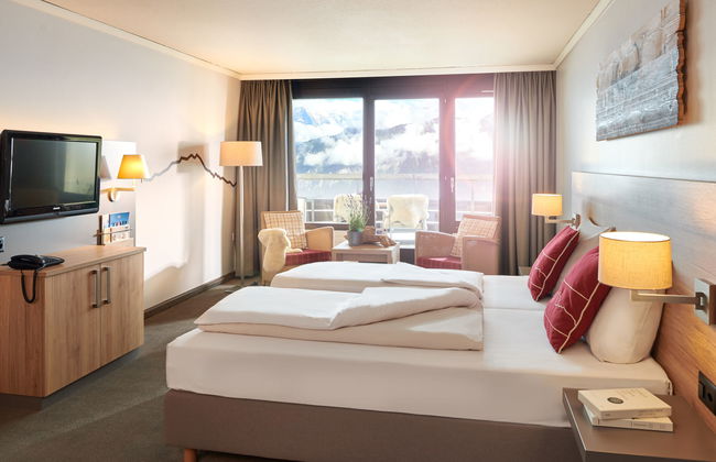 Apartamento de 1 quarto em Beatenberg com piscina e jardim - Foto 4