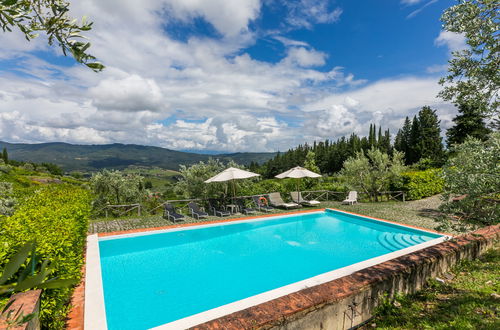 Foto 2 - Casa de 3 habitaciones en Greve in Chianti con piscina privada y jardín