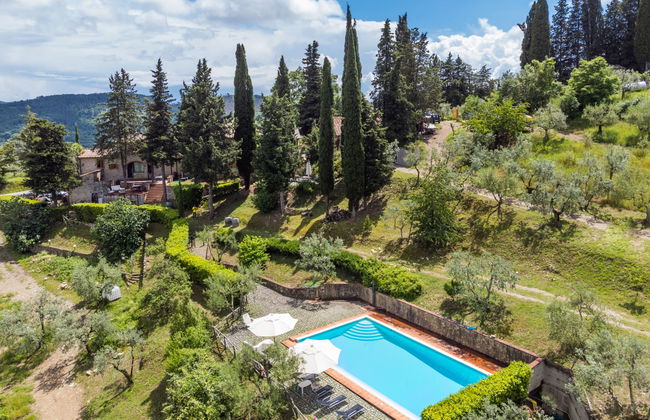 Casa de 5 quartos em Greve in Chianti com piscina privada e jardim - Foto 54