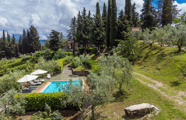Casa de 5 quartos em Greve in Chianti com piscina privada e jardim - Foto 49
