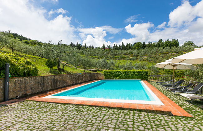 Casa de 5 quartos em Greve in Chianti com piscina privada e jardim - Foto 38