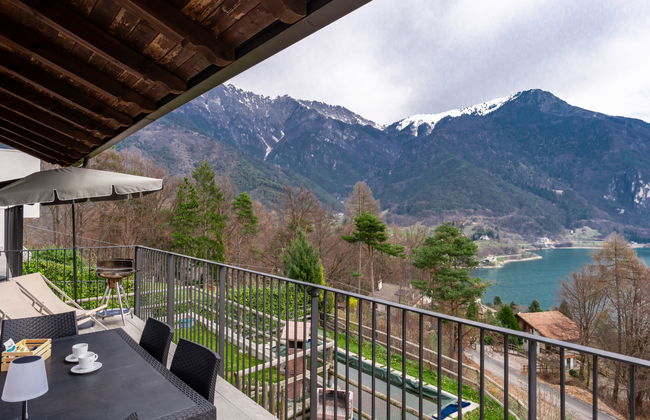 Appartement de 3 chambres à Ledro avec piscine et jardin - Photo 24