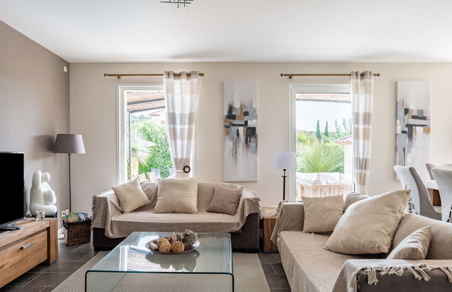 Casa de 5 quartos em Saint-Cyr-sur-Mer com piscina privada e jardim - Foto 7