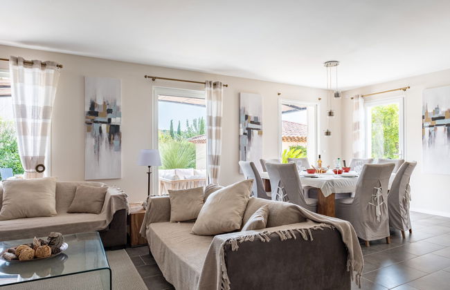 Casa de 5 quartos em Saint-Cyr-sur-Mer com piscina privada e jardim - Foto 9