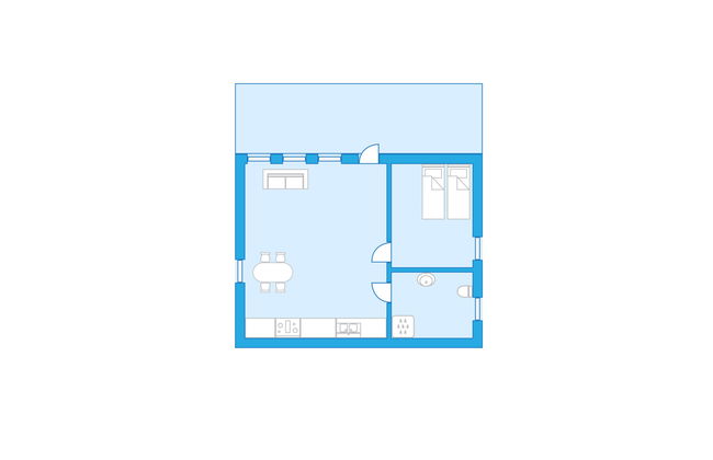 Casa con 2 camere da letto a Tingsryd con giardino e terrazza - Foto 21