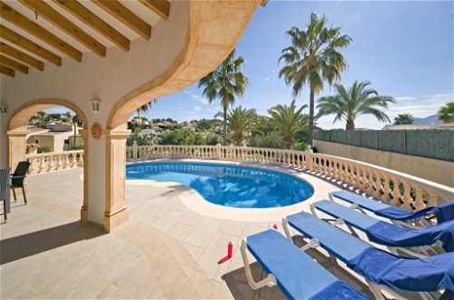 Foto 29 - Casa de 3 habitaciones en Calpe con piscina privada y vistas al mar