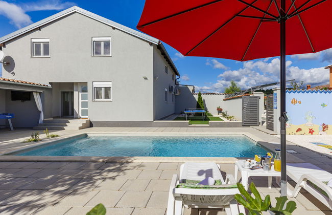 Apartamento de 4 quartos em Marčana com piscina privada e jardim - Foto 45