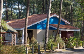 Foto 2 - Casa de 1 habitación en Lacanau con piscina y vistas al mar