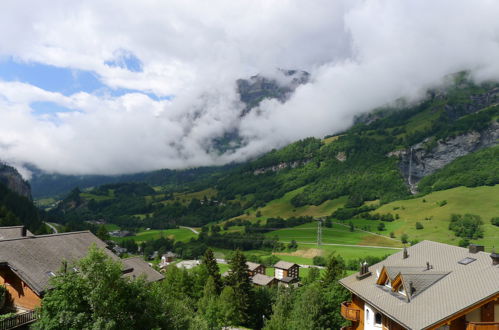 Foto 9 - Appartamento con 1 camera da letto a Leukerbad con vista sulle montagne