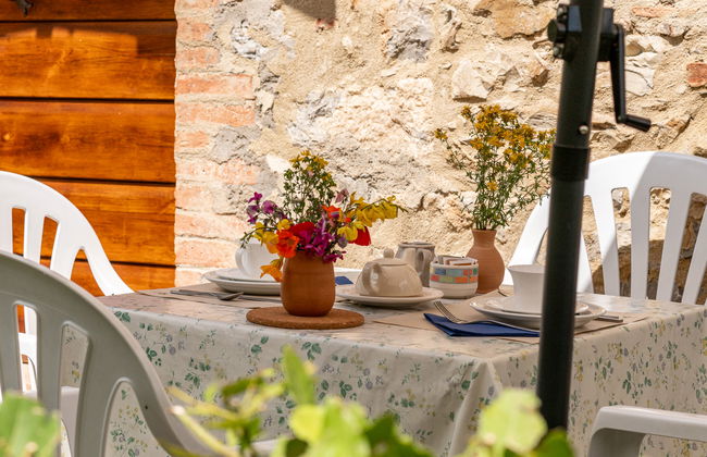 Apartamento de 2 quartos em Montieri com piscina e jardim - Foto 4