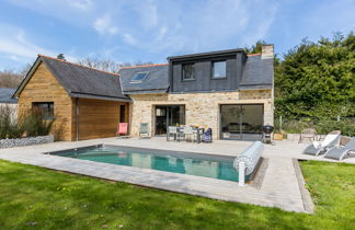 Foto 1 - Casa con 3 camere da letto a Clohars-Fouesnant con piscina privata e vista mare