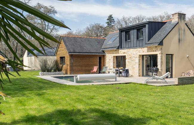 Casa de 4 quartos em Clohars-Fouesnant com piscina privada e jardim - Foto 6