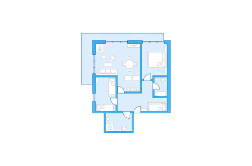 Foto 19 - Apartamento de 3 habitaciones en Nendaz