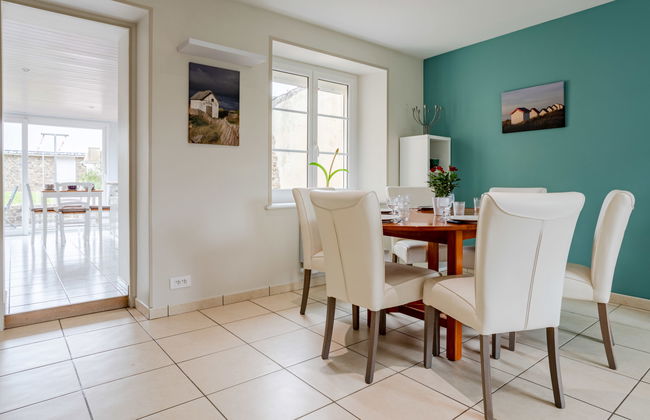 Casa de 3 quartos em Gouville-sur-Mer com jardim e terraço - Foto 9