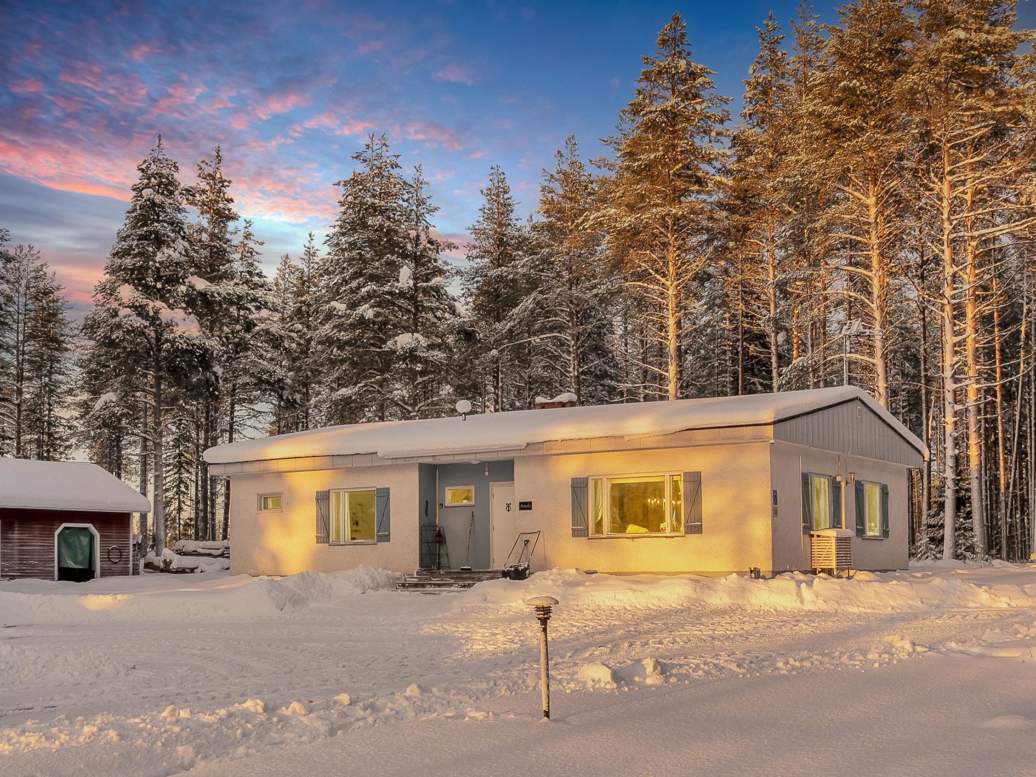 Foto 2 - Casa de 3 quartos em Rovaniemi com sauna e vista para a montanha