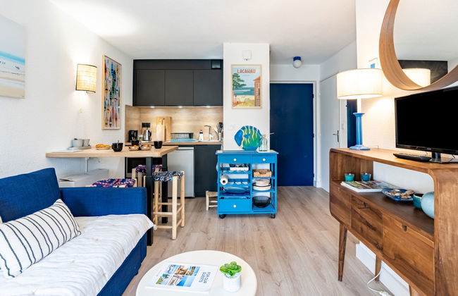 Apartamento de 2 quartos em Lacanau com piscina e jardim - Foto 1