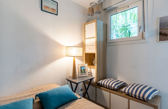 Apartamento de 2 quartos em Lacanau com piscina e jardim - Foto 12