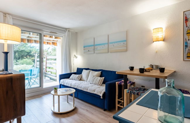 Apartamento de 2 quartos em Lacanau com piscina e jardim - Foto 6