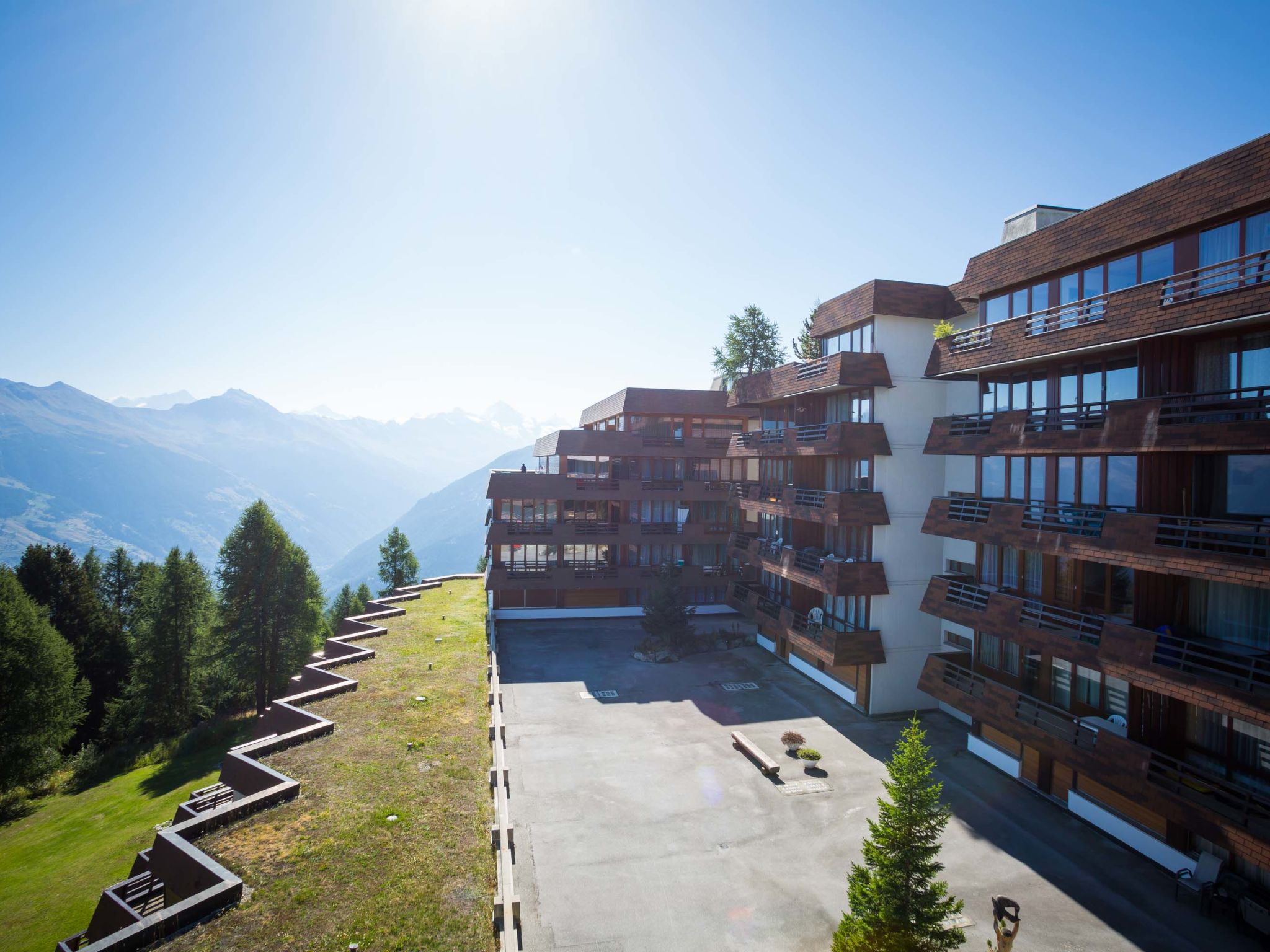 Foto 1 - Apartamento de 3 habitaciones en Vex con piscina y vistas a la montaña