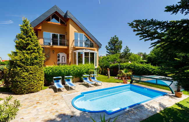 Casa de 6 quartos em Balatonlelle com piscina privada e jardim - Foto 41