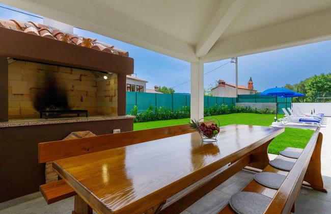 Casa de 3 quartos em Kršan com piscina privada e jardim - Foto 28