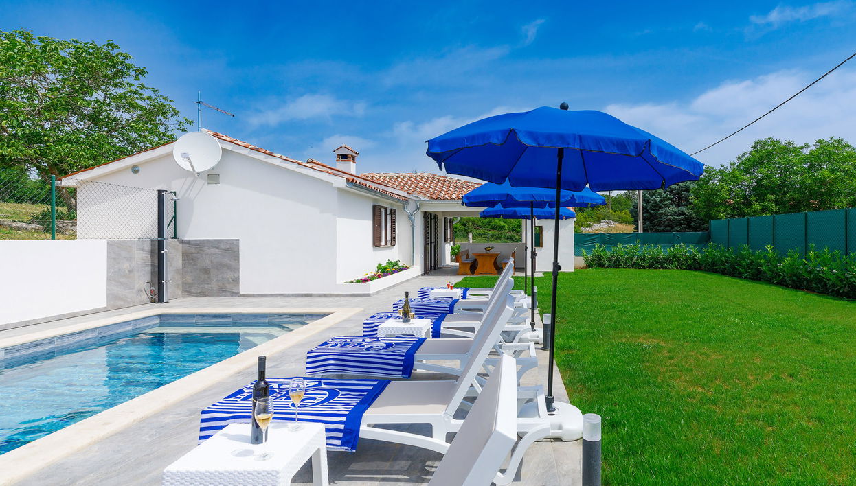 Haus mit 3 Schlafzimmern in Kršan mit privater pool und garten - Foto 1