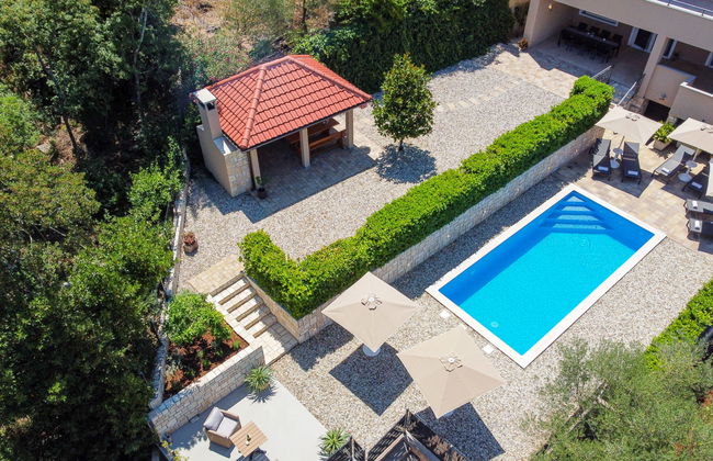 Casa de 5 quartos em Dobrinj com piscina privada e jardim - Foto 17