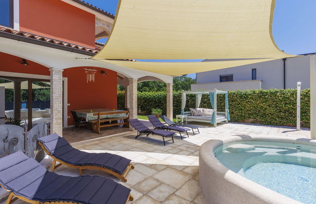 Casa de 5 quartos em Brtonigla com piscina privada e jardim - Foto 25