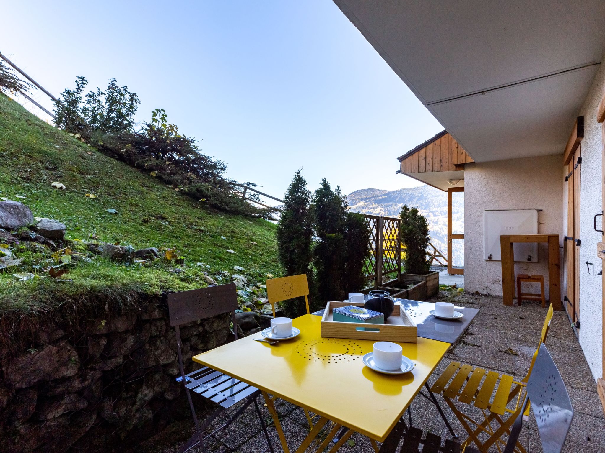 Foto 1 - Apartment mit 1 Schlafzimmer in Saint-Gervais-les-Bains mit schwimmbad und blick auf die berge