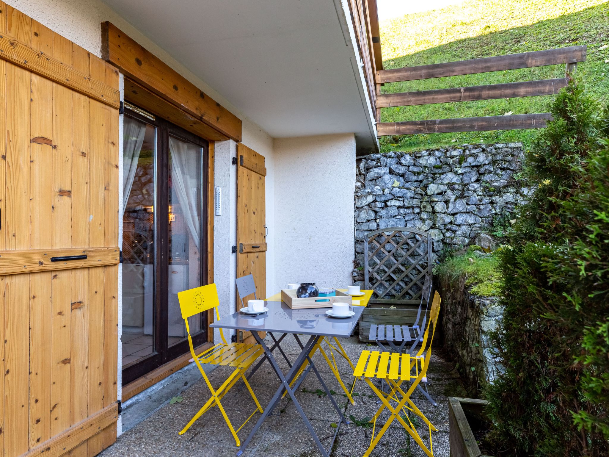 Foto 1 - Apartment mit 1 Schlafzimmer in Saint-Gervais-les-Bains mit schwimmbad und blick auf die berge