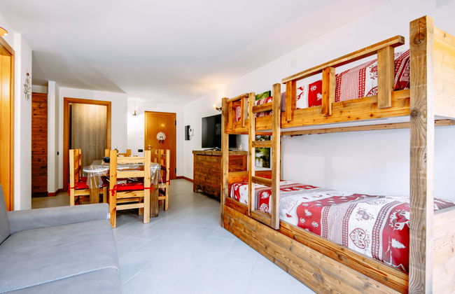 Apartamento de 1 quarto em Canazei com banheira de hidromassagem - Foto 9