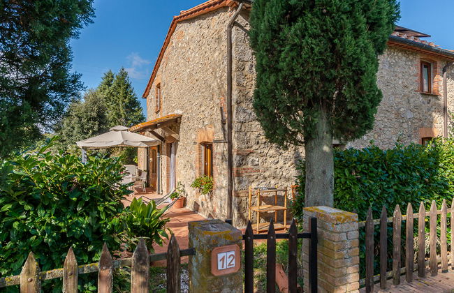 Casa de 3 quartos em Montieri com piscina privada e jardim - Foto 44