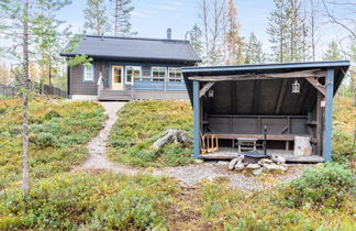 Foto 2 - Casa de 2 quartos em Pelkosenniemi com sauna e vista para a montanha