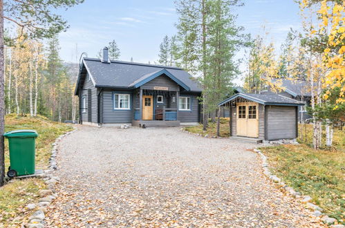 Foto 1 - Casa de 2 habitaciones en Pelkosenniemi con sauna y vistas a la montaña