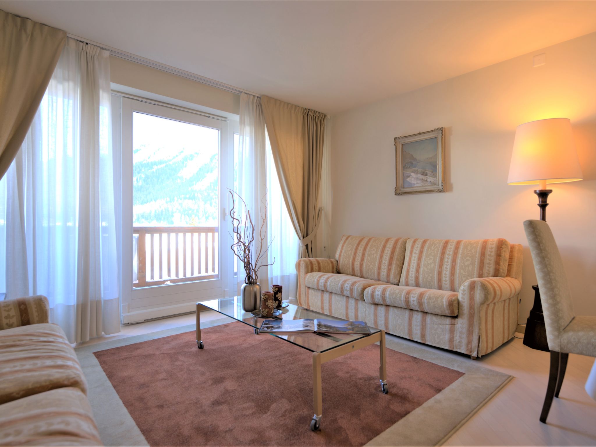 Foto 7 - Appartamento con 1 camera da letto a Sankt Moritz con vista sulle montagne
