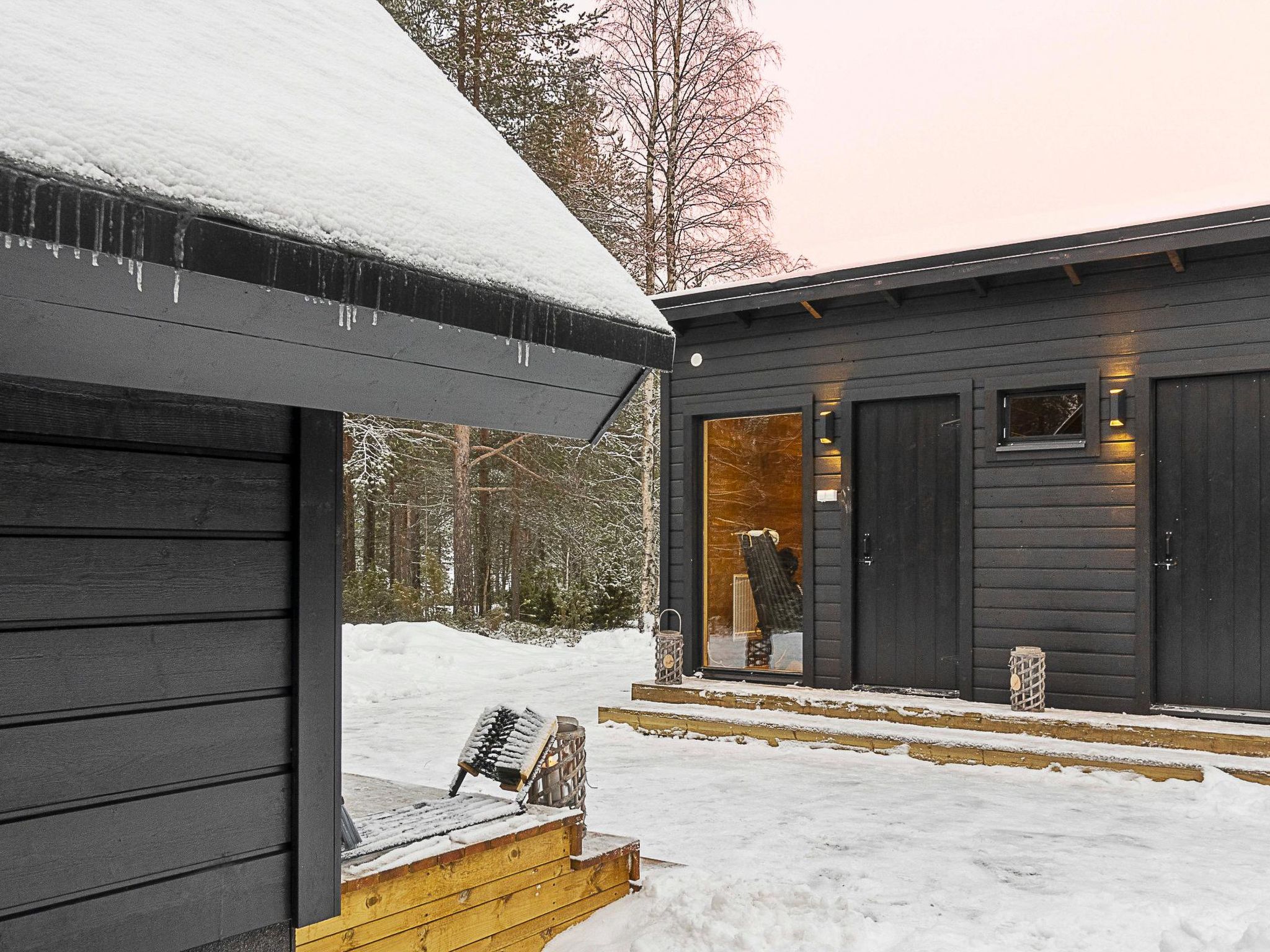 Foto 15 - Casa de 1 habitación en Salla con sauna y vistas a la montaña