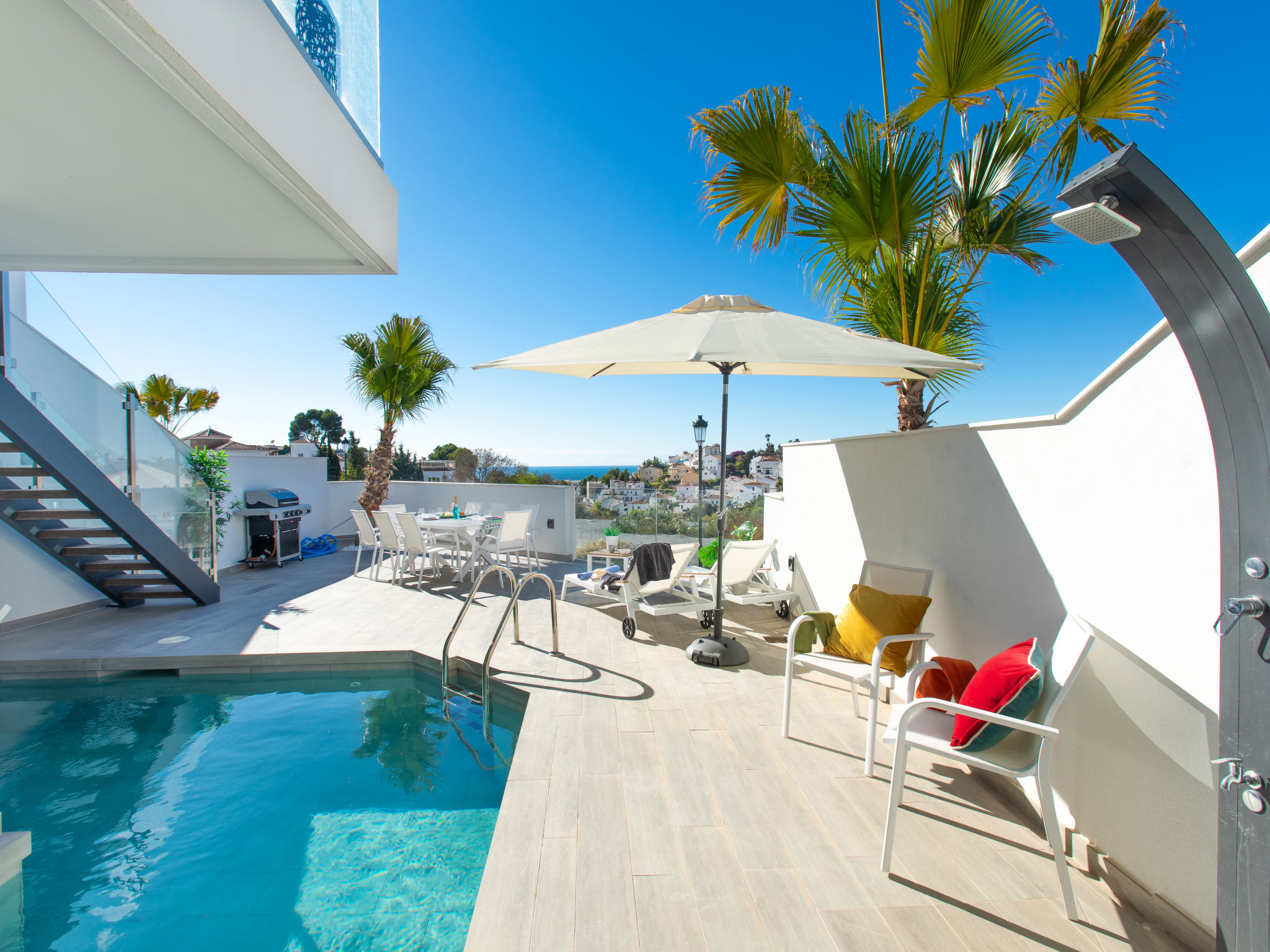 Foto 1 - Casa de 3 habitaciones en Nerja con piscina privada y vistas al mar