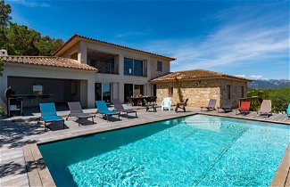Foto 1 - Casa con 4 camere da letto a Zonza con piscina privata e vista mare