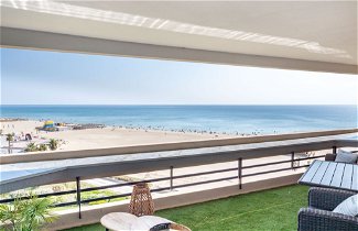 Foto 1 - Apartamento de 1 quarto em Canet-en-Roussillon com terraço e vistas do mar