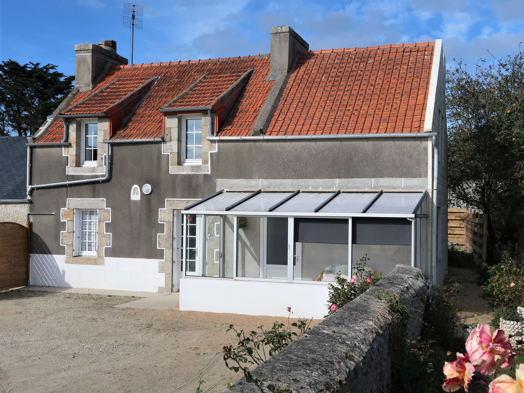 Foto 17 - Casa de 2 habitaciones en Plouescat con jardín y vistas al mar