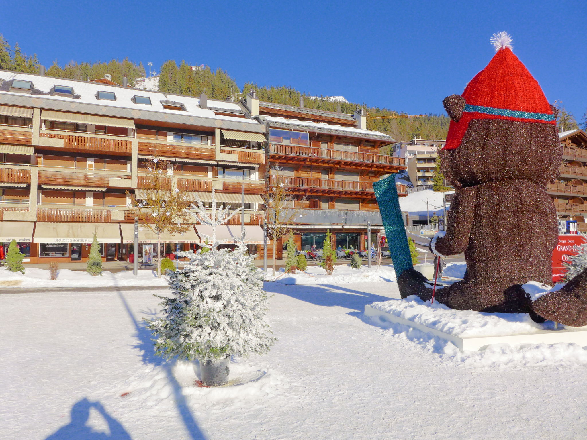 Photo 18 - Appartement de 1 chambre à Crans-Montana avec vues sur la montagne