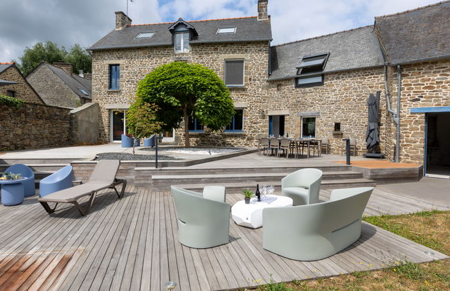 Casa de 5 quartos em Le Tronchet com piscina privada e jardim - Foto 11