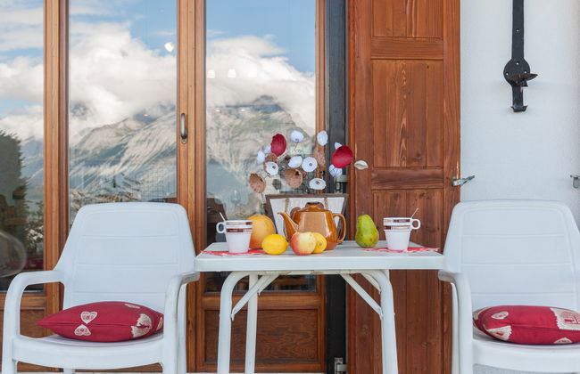 Apartamento de 4 quartos em Veysonnaz com jardim e terraço - Foto 8